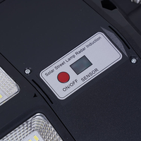 500w 1000w 1500w 2000w Lumière LED de rue solaire tout en un avec capteur de mouvement et télécommande pour cour extérieure de rue de route
