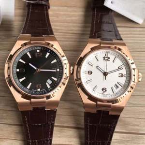 Montre automatique simple de luxe pour homme, de haute qualité, boîtier en acier inoxydable, cadran en cristal saphir, étanche 30 bars - Product Image 1