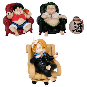 Figurine de collection PVC 14-18CM pour Anime, <span class=keywords><strong>Luffy</strong></span>, Zoro, Sanji, Mignons Personnages de Manga, Décoration, Modèle, Jouet, Boîte Couleur - Product Image 5