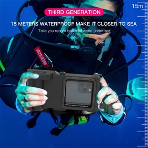 Funda Impermeable IPX8 de 15 Metros para iPhone 15 14 13 Pro Max X XR XS Max, Cubierta Subacuática para Teléfono con Módulo de Cámara BLE - Product Image 5