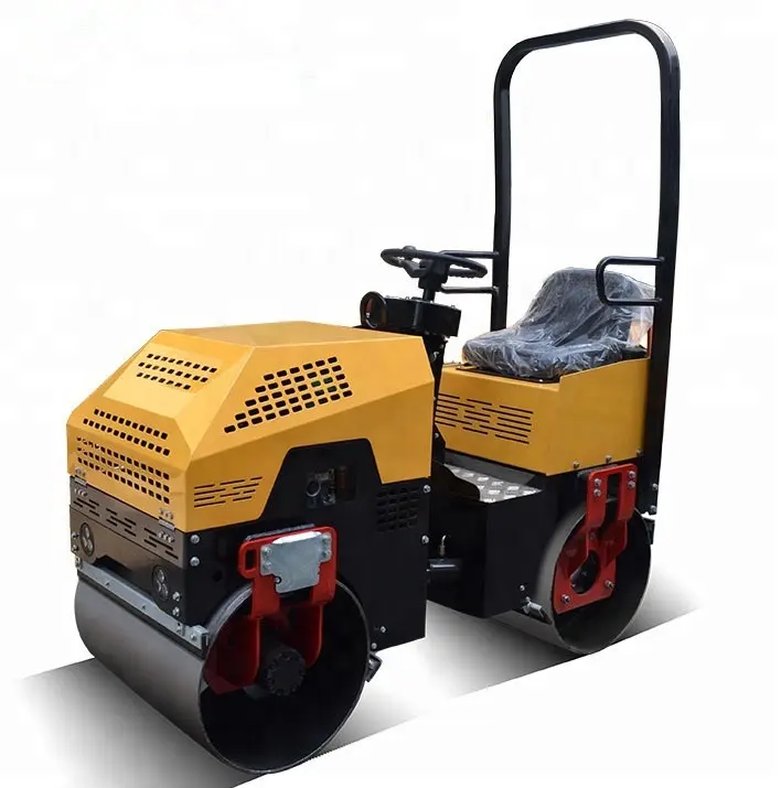 3 Ton Hydraulic Double Drum Vibrating Road Roller 1 Ton Mini Road Roller For Sale