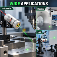 Module laser vert ZhonNa 532nm 35mW pour alignement de roues, équipement de positionnement et de visée, pièces et accessoires de diode laser 2.2V en cuivre