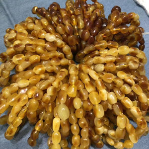 YZ Jewelry Perle di Ambra Naturale del Baltico a Forma Ovale/Rotonda Cabochon, Perle di Gemme Sciolte per Creazione di Gioielli - Product Image 5