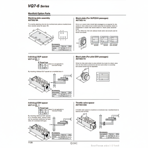 SMC Pneumatics Espaciador SUP Individual Pieza Neumática de Alta Calidad - Product Image 1