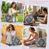 Programme promotionnel de vente en gros : Sac de courses matelassé pour les commandes de boutiques de souvenirs d'aéroport avec longues poignées d'épaule – Reapprovisionnement des boutiques