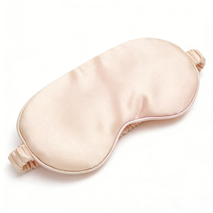 Masque <span class=keywords><strong>de</strong></span> sommeil en soie personnalisé avec logo, occultation totale, doux <span class=keywords><strong>et</strong></span> confortable, cadeau promotionnel pour voyages, événements professionnels, faible MOQ - Product Image 2