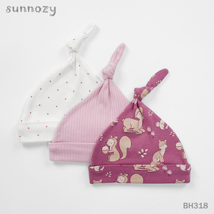 <span class=keywords><strong>Bonnet</strong></span> en Gros pour Nouveau-né Garçon et Fille, Chapeaux Imprimés pour Nourrisson 100% Coton, Bonnets pour Bambin, Casquettes <span class=keywords><strong>Tricot</strong></span>ées et Nouées pour Bébé - Product Image 4