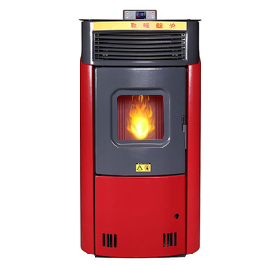 Estufa de Pellets de Madera de 10kW con Alimentación Automática, Estufa de Chimenea para el Hogar o la Oficina, en Oferta - Product Image 1