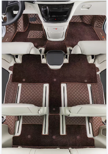 พรมปูพื้นรถยนต์ 3 ชิ้น แบบกันน้ำ หนังคุณภาพสูง ป้องกันการลื่น สำหรับ Alphard 3D Luxury  รุ่นปรับแต่งพิเศษ สำหรับ Carnival/<span class=keywords><strong>Civic</strong></span> ชุดเต็มแบบ Universal - Product Image 4