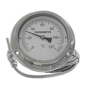 1.5 मीटर 0-120 डिग्री स्टेनलेस स्टील औद्योगिक केशिका थर्मामीटर गेज - Product Image 3