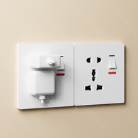 Prise murale universelle moderne 13A 220V pour télévision par satellite avec SDK, 2 ports USB-A et 2 ports USB-C, IP21, pour usage industriel et hospitalier