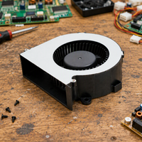 Ventilateur axial 80x80x25mm DC 5V 12V 24V à roulement à billes 1-3W 2100-4500RPM pour système de refroidissement de pilote LED, châssis PC, rack de serveur