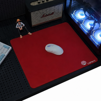 Tapis de souris de jeu Esports personnalisé en gros avec logo imprimé, en Poron 4MM, résistant à l'eau, anti-rayures, grande taille 42x49CM, surface lisse