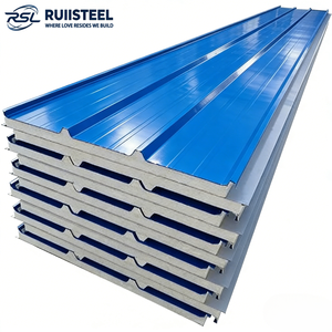 Panneaux sandwich isolés en PU/PIR <span class=keywords><strong>de</strong></span> 50 mm pour élevages <span class=keywords><strong>de</strong></span> bétail et poulaillers - Product Image 2