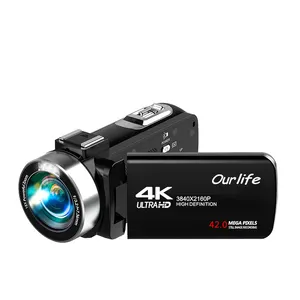كاميرا تصوير محترفة الأكثر مبيعًا كاميرا تصوير فيديو وصور 4K رقمية للتصوير، كاميرا فيديو 48 ميجا بكسل/60 إطار في الثانية
