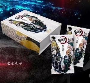 Anime giapponese all'ingrosso carte da gioco ispessite <span class=keywords><strong>TR</strong></span> 3D demone <span class=keywords><strong>Slayer</strong></span> Anime collezione di carte gioco - Product Image 4
