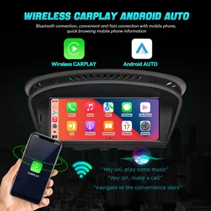 ZLH 8,8 "pulgadas Android 13 pantalla Multimedia para coche Auto Carplay para Bmw 5 3 Series E60 E61 E63 E90 E91 E92 E93 Cic Ccc Radio 4G