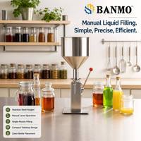 Machine de remplissage manuelle de liquides et de pâtes haute précision BANMO à prix d'usine, vente directe, pour l'alimentation, les boissons et les produits chimiques