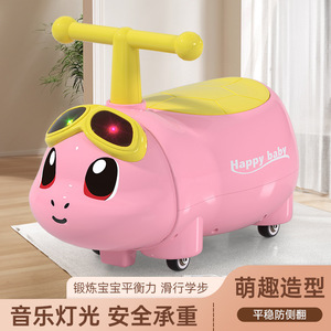 Nuevo Vehículo Deslizante "Fortune-Bound Little Turtle Peanut Car" - Apto para niños de 1 a 5 años. Ruedas giratorias silenciosas para evitar deslizamientos excesivos - Product Image 5