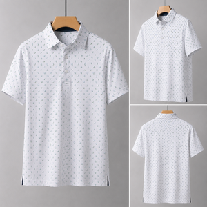 Nouvelle Arrivée 2026 – Polo de Golf Personnalisé à Col Rigide, Léger, à Manches Courtes, Anti-Transpiration et Séchage Rapide - Product Image 3