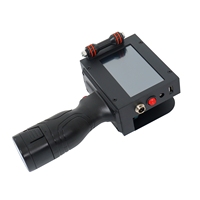 Codificador de Inyección de Tinta TIJ IPS-HH254 Plus, Impresora de Inyección de Tinta Industrial Portátil de 25.4 mm, 1-8 Líneas, Códigos de Barras, Fecha, Cartones, Alta Productividad