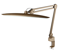 Lampe de salon de beauté LED 9501LED à large abat-jour, 24W, lumière cosmétique pour les cils, lampe de travail LED rechargeable avec pince