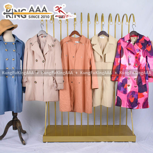Manteau d'occasion KingAAA pour femme, résistant aux plis, avec ceinture, manches longues, coupe-vent fin, de seconde main - Product Image 2