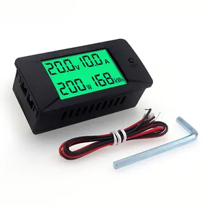 Peacefair PZEM-025 300V 50A Current Power Meter Kwh Wattmeter DC Ampere Digital Watt Volt Meter LCD Voltmeter