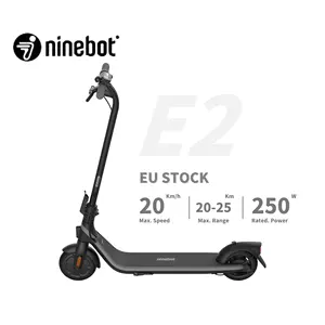 Fabrieksprijs Europa Magazijn Xiaomi Scooter Ninebot E2 Snelle Elektrische Scooter 300W 25Km Volwassenen