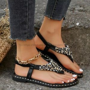 Sandalias Personalizadas con Logotipo, Chanclas de Playa Planas y Sexys para Mujer, Talla Grande, Verano - Product Image 2