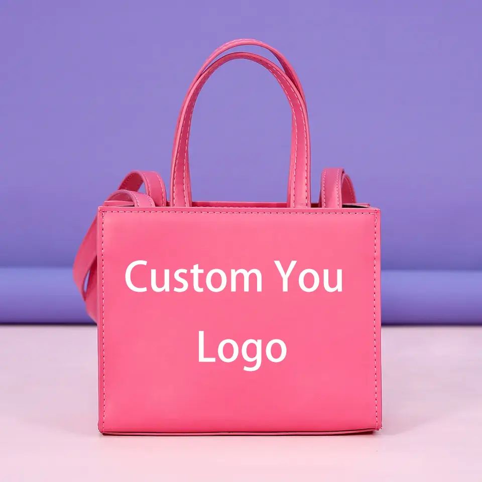 Custom Logo Pu Leather Handbag Designer Handbags Famous Brands Customized Tote Bag With Logo 1:1 Handbags Luxury