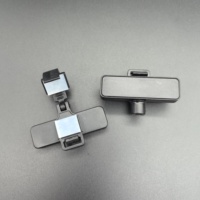 EAS Étiquette rigide antivol AM RF Étiquette en plastique noir de sécurité optique Fréquence 58kHz Aimant ABS Utilisation en magasin Protection des lunettes