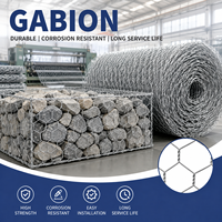 Malla de Gabión Hexagonal Tejida, Galvanizada en Caliente, de Acero, para Gestión de Ríos y Protección de Taludes, la Más Vendida, Suministrada por Fábrica