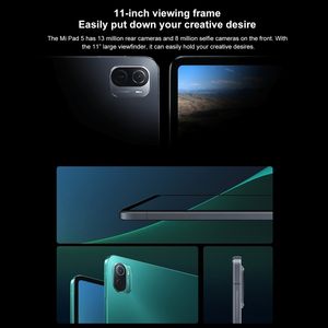 Nueva versión Tablet Original <span class=keywords><strong>Xiaomi</strong></span> <span class=keywords><strong>Pad</strong></span> <span class=keywords><strong>5</strong></span> 11,0 pulgadas 8GB + 128GB <span class=keywords><strong>MIUI</strong></span> 12,<span class=keywords><strong>5</strong></span> Octa Core 8720mAh batería BT WiFi <span class=keywords><strong>Xiaomi</strong></span> Mi <span class=keywords><strong>Pad</strong></span> <span class=keywords><strong>5</strong></span> - Product Image 6