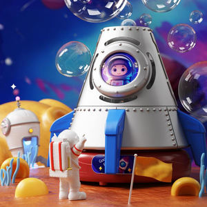 2025 enfants jouets automatique filature fusée bulle Machine jouets avec Version de démarrage en un <span class=keywords><strong>clic</strong></span> pour l'été en plein air bulle fête <span class=keywords><strong>jeu</strong></span> - Product Image 2