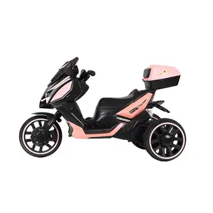 Motocicleta eléctrica para niños de Año Nuevo, bicicleta grande para bebés, coches para niños, paseo eléctrico en 12V, 2017