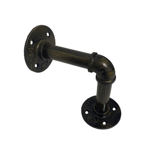 <span class=keywords><strong>Bride</strong></span> <span class=keywords><strong>de</strong></span> plancher <span class=keywords><strong>de</strong></span> tuyau industrielle filetée en fonte malléable noire <span class=keywords><strong>de</strong></span> 2 pouces 1/2 ''3/4'' - Product Image 4