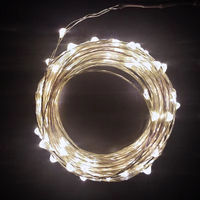 10M 20M 50M LED-Lichterkette Kupferdraht Feenlichter für Weihnachtsbaum Hochzeit Party Garten Feiertagsdekoration Straßenbeleuchtung