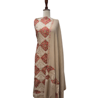 Costume brodé tendance pour femmes, cousu à la machine, tenue traditionnelle 3 pièces, design de tissu personnalisé, OEM ODM, vente en gros, fournisseur d'usine