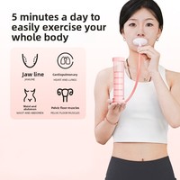 Equipo de Entrenamiento del Core Multifuncional, Ajustable de 20g, 60g, 100g, Material ABS, Alivia el Estrés, Entrenador de Respiración, Mancuerna de Respiración