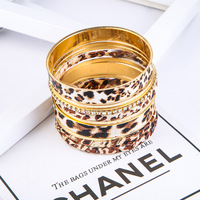 Bracelets classiques léopard multicouches en strass, les plus vendus, pour femmes, accessoires de mode pour les mains