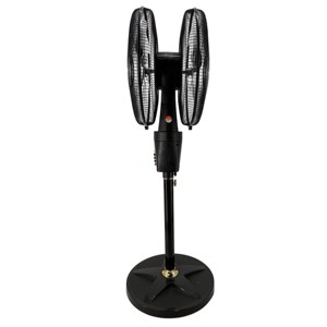 18Inch Smart Double-Headed Floor Fan 360 Degree Wind Plastic Industrial Design Outdoor Household Use Mechanical 360-Degree <b>Rotat</b> - Product Image 5