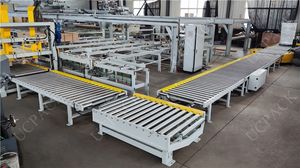 Pikap konveyör ve palet sarıcı ile otomatik palet dağıtıcı - Product Image 5