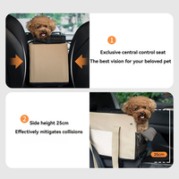 Siège auto exclusif pour animaux de compagnie à installer sur la console centrale, compatible avec les chiens et chats de petite taille, pour accoudoirs simples ou doubles, universel, Pro Bulk