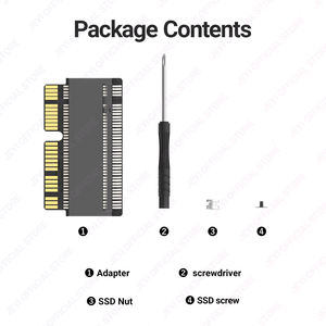 Jeyi Fabriek <span class=keywords><strong>M</strong></span>.<span class=keywords><strong>2</strong></span> Nvme Macbook Ssd Adapter Voor Air/Pro Retina 2013-2017 A1465/A1466/A1398/A1502 Upgrade Kit - Product Image 6