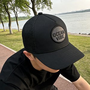 Gorra Trucker de 6 Paneles con Malla Trasera – Gorra Ligera y Transpirable con Cierre Ajustable para Playa, Surf, Senderismo y Deportes al Aire Libre - Product Image 4