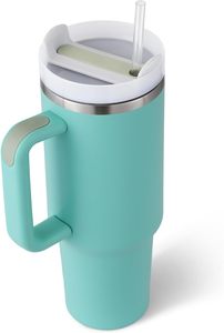 40 oz thép không gỉ đôi tường chân không cách nhiệt Cốc du lịch cốc cà phê Cắm Trại Đi Bộ Đường Dài chai nước - Product Image 4