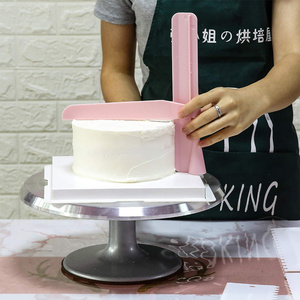 Diy 11 Inch <strong>Cake</strong> Turntable Rotating Decorating <strong>Stand</strong> With Adjustable Icing Scraper Plastic <strong>Cake</strong> <strong>Spinner</strong> Baking Supplies - Product Image 6