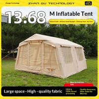 Tente Gonflable ShuMaoTong avec Porte AB en Tissu Oxford 3.6x3.8x2.1m, Étanchéité Supérieure (plus de 3000mm), Utilisation Toutes Saisons, Ouverture Rapide, Stock Disponible pour la Vente en Gros