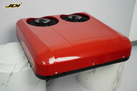Climatiseur de toit double ventilateur 12V 24V DC pour camion, fourgonnette, camping-car, caravane